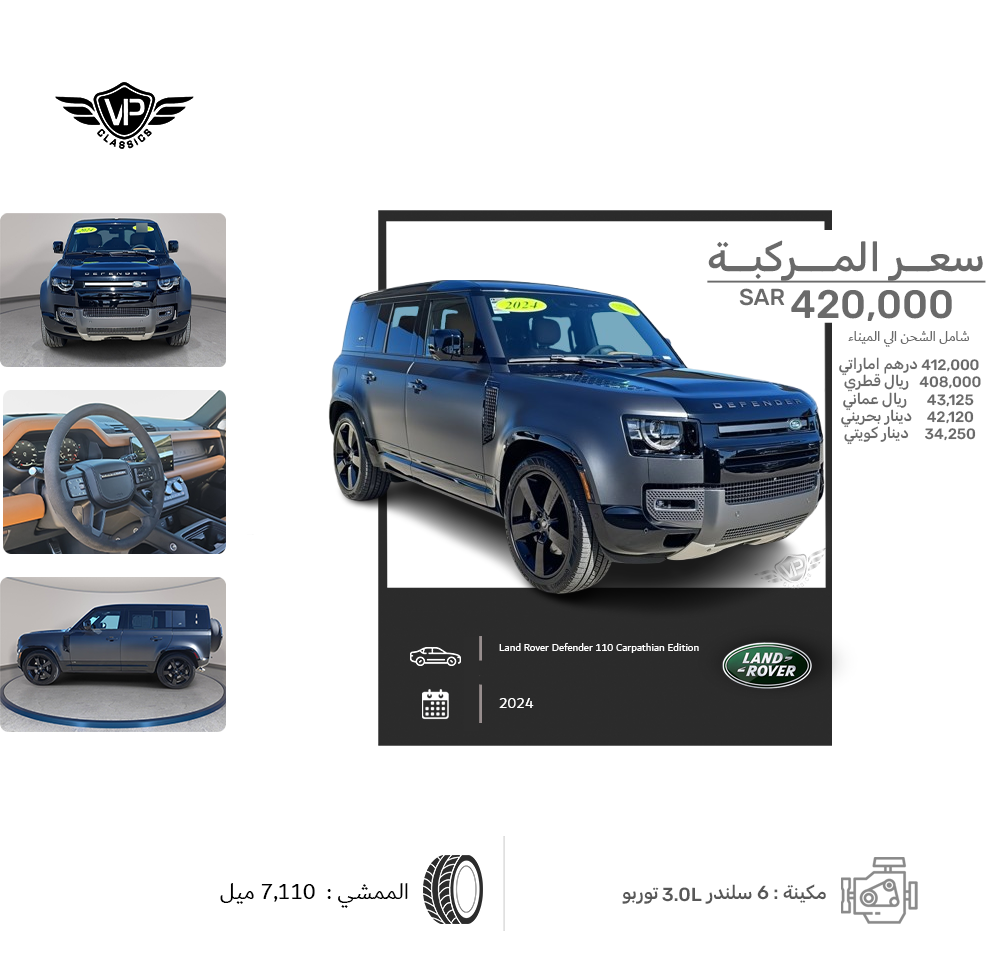 Land Rover Defender 110 Carpathian Edition